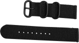 BLACK NYLON WATCH STRAP